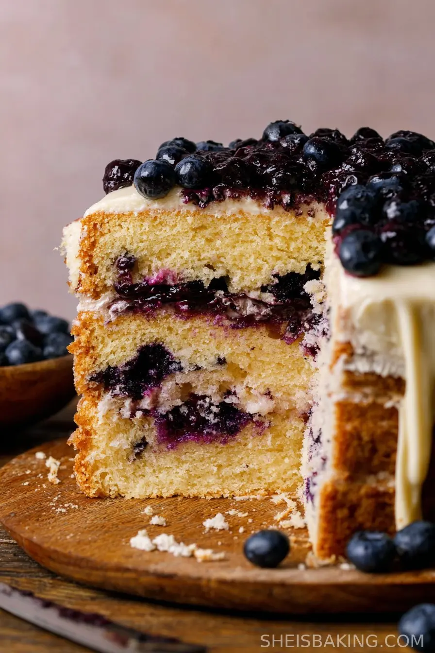 Blueberry Jam Cake