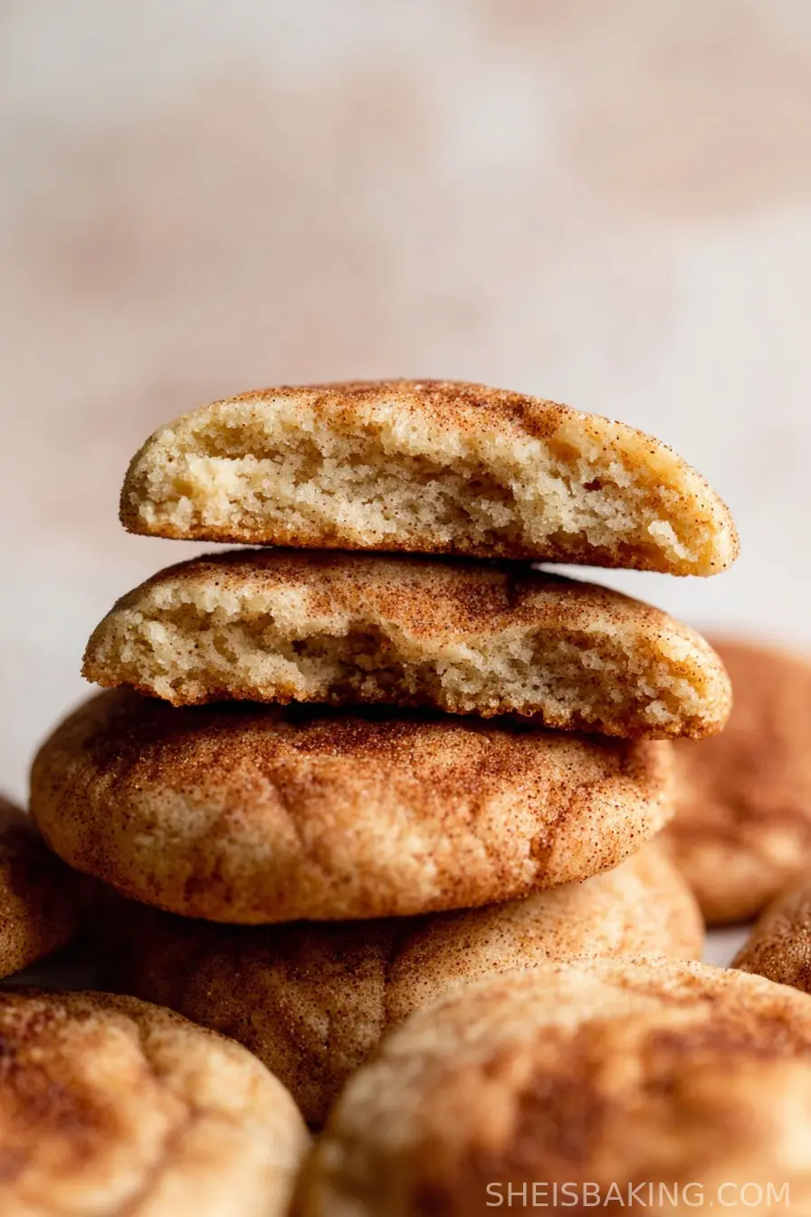 Brown Butter Snickerdoodle Cookies