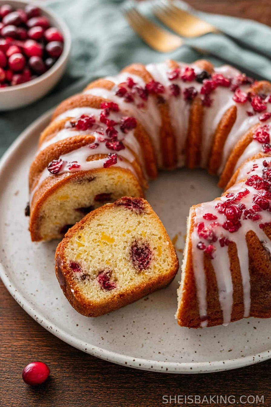 Cranberry Orange Bundt Cake