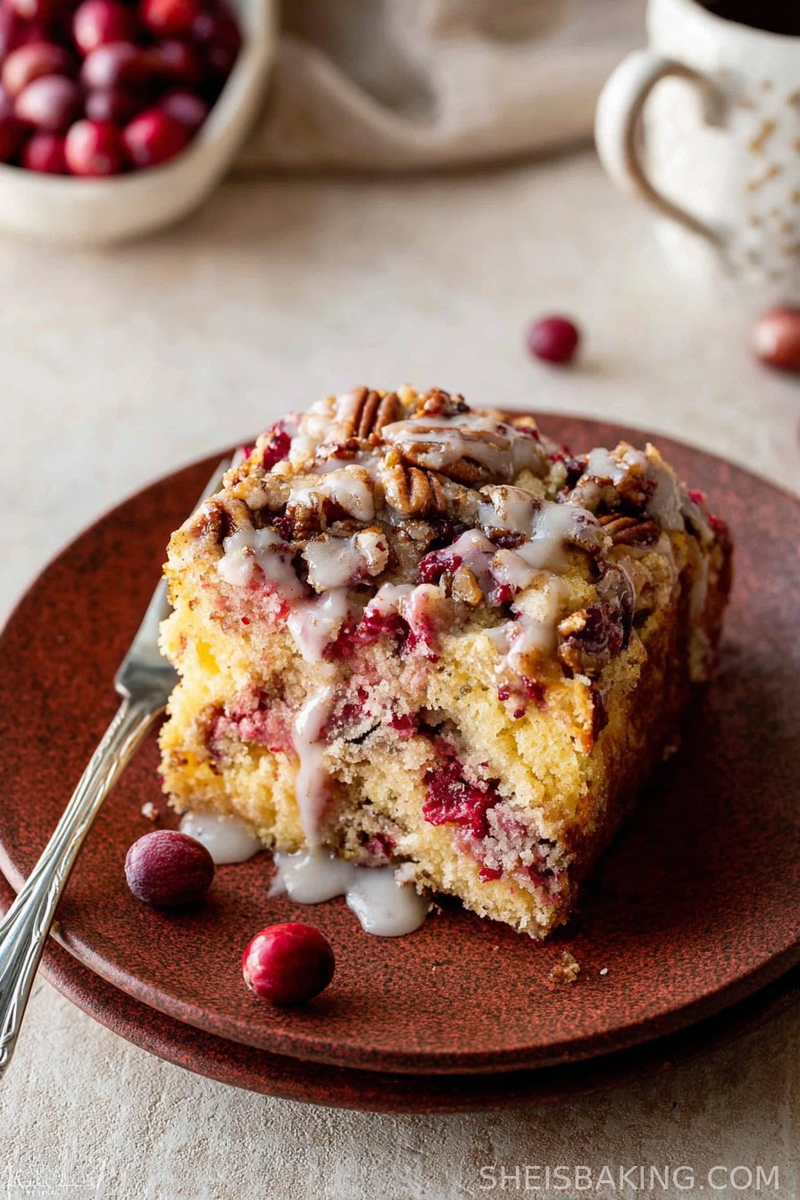 Easy Cranberry Pecan Cake