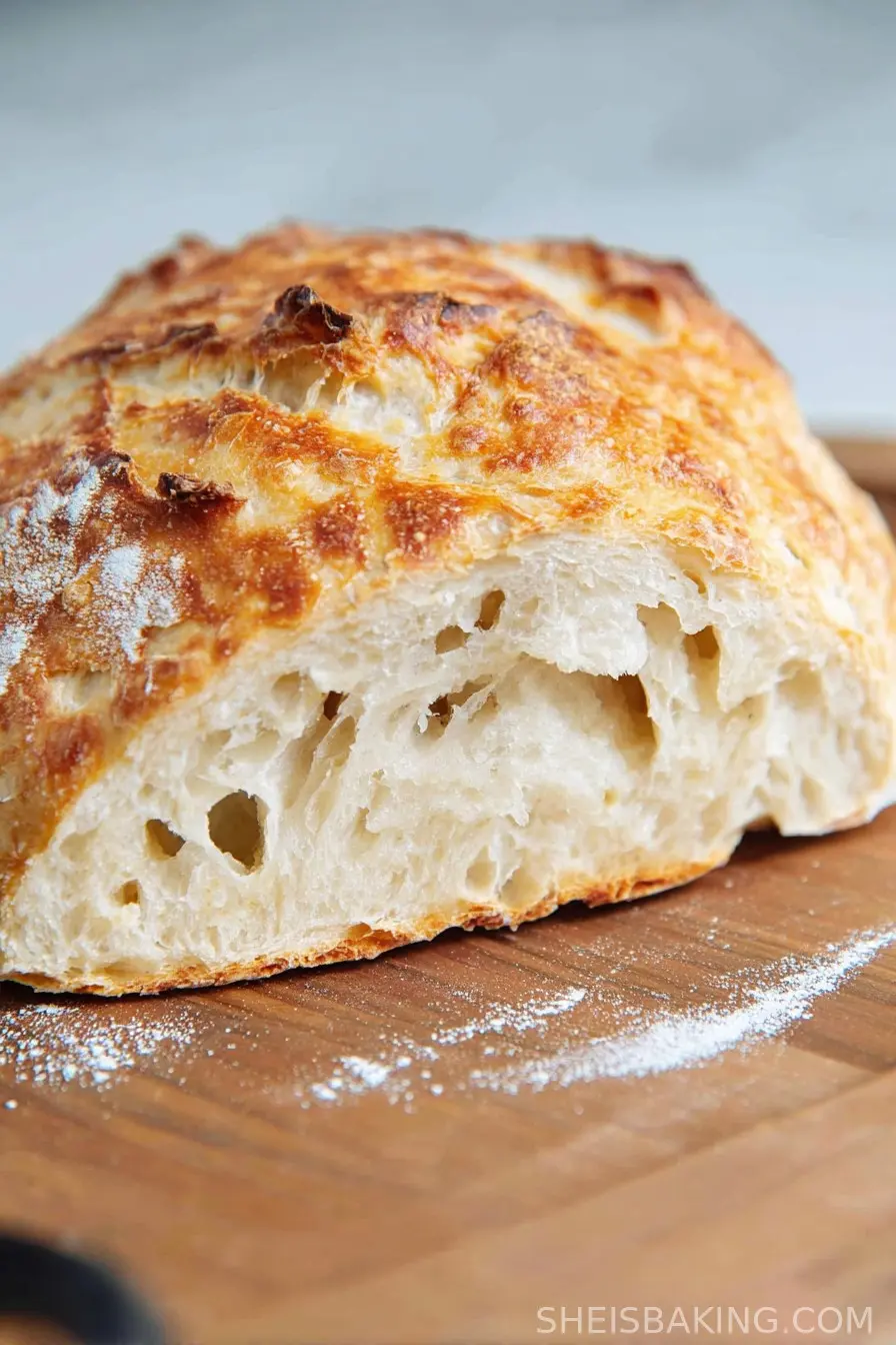 Easy Dutch Oven No Knead Bread