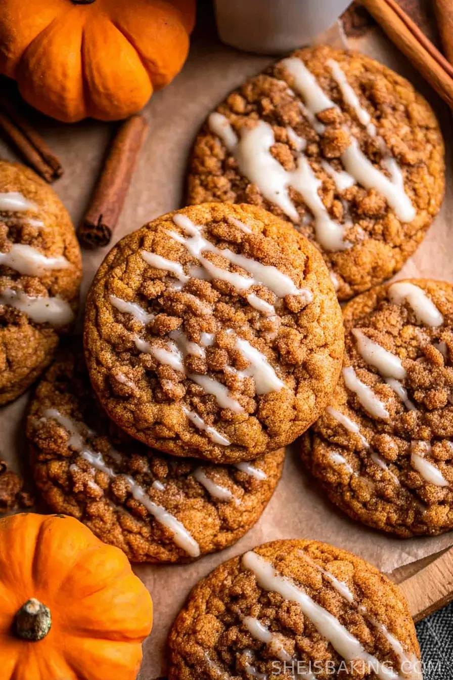 Pumpkin Coffee Cake Cookies