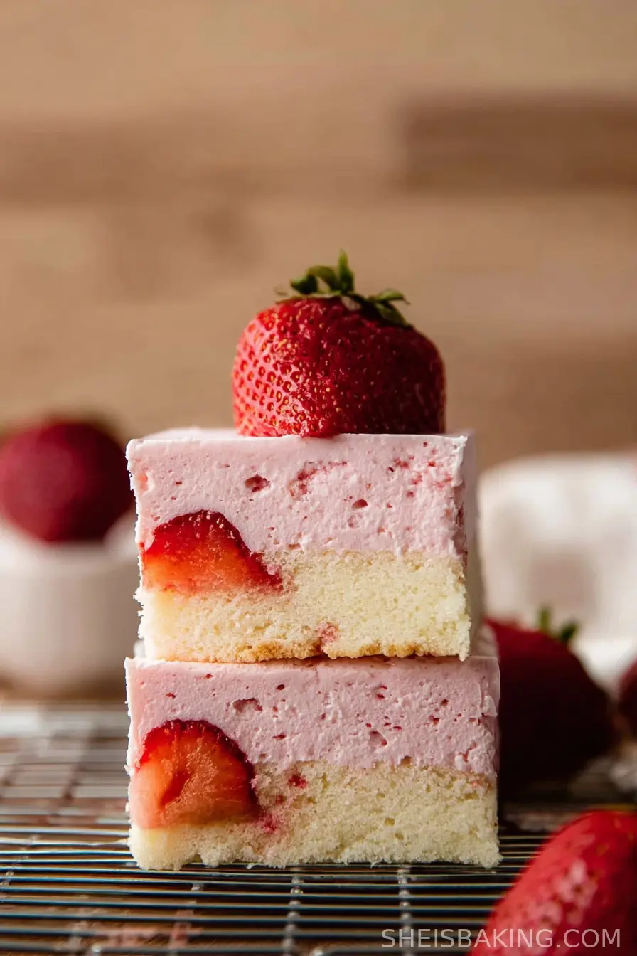 Strawberry Mousse Cake