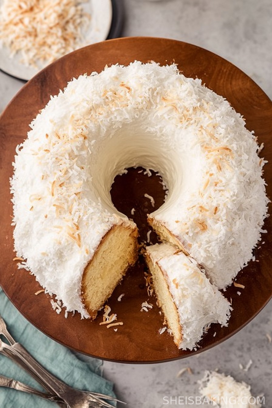 Tom Cruise Coconut Bundt Cake (Copycat Doan's Bakery Recipe)