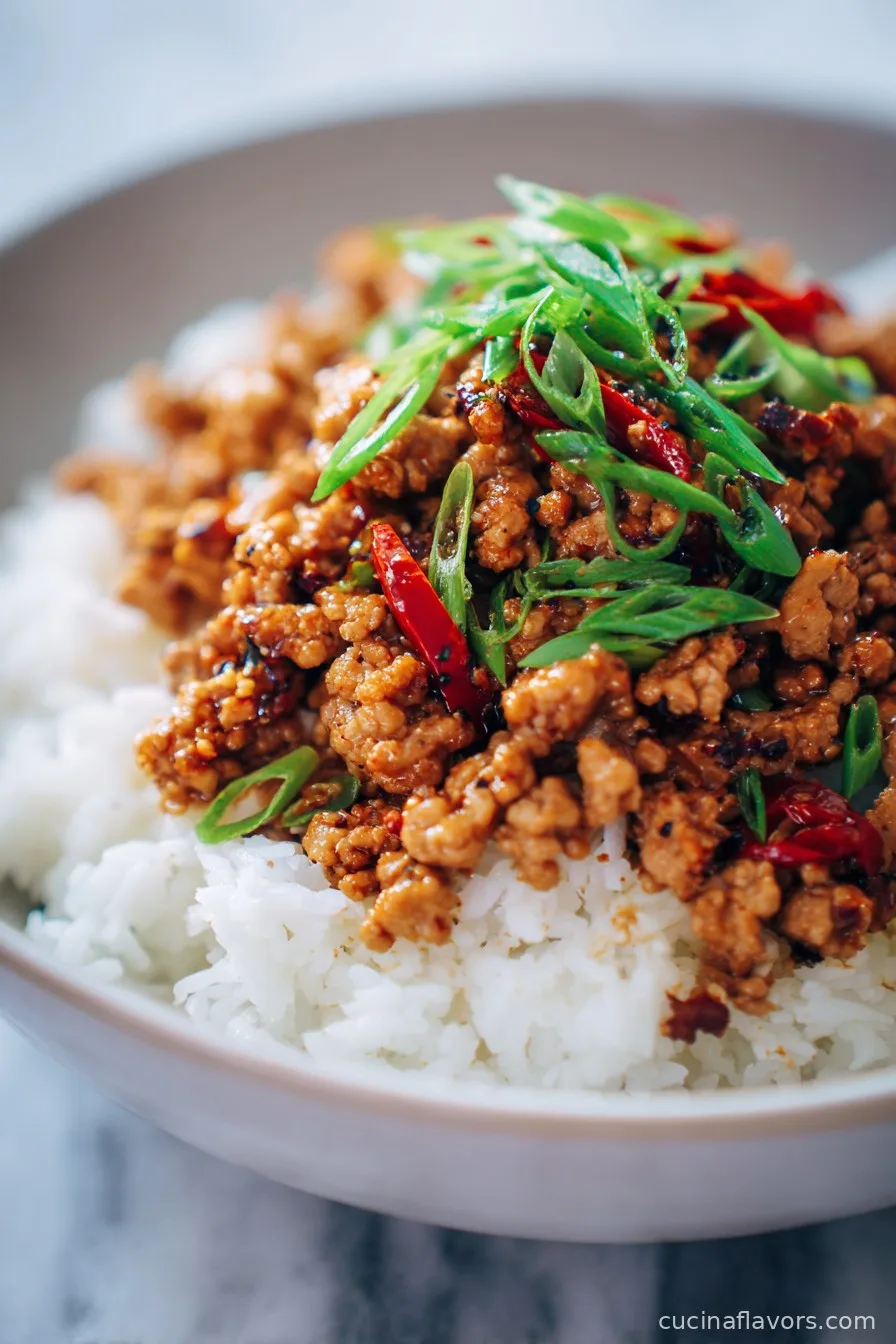30-Minute Asian Ground Chicken