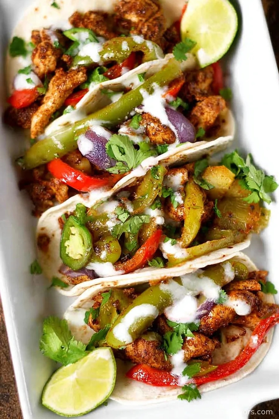 30 Minute Sheet Pan Chicken Fajitas