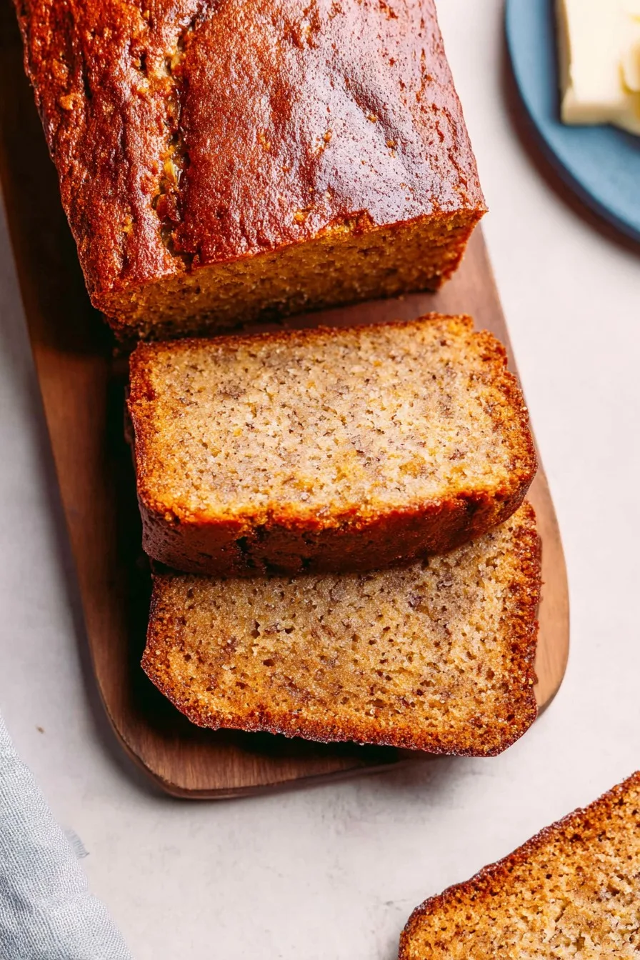 4-Ingredient Banana Bread Recipe