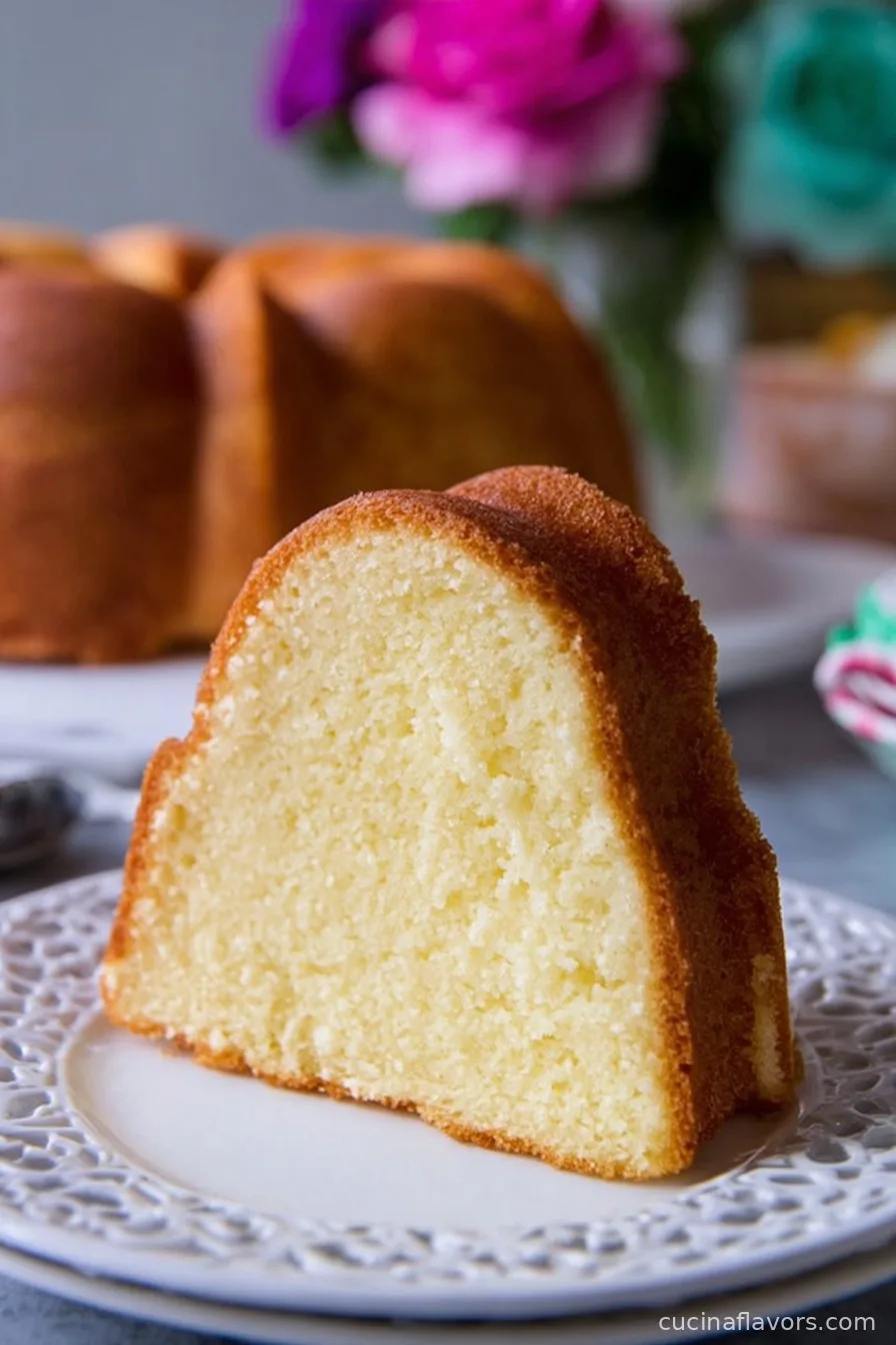 Cream Cheese Pound Cake Recipe