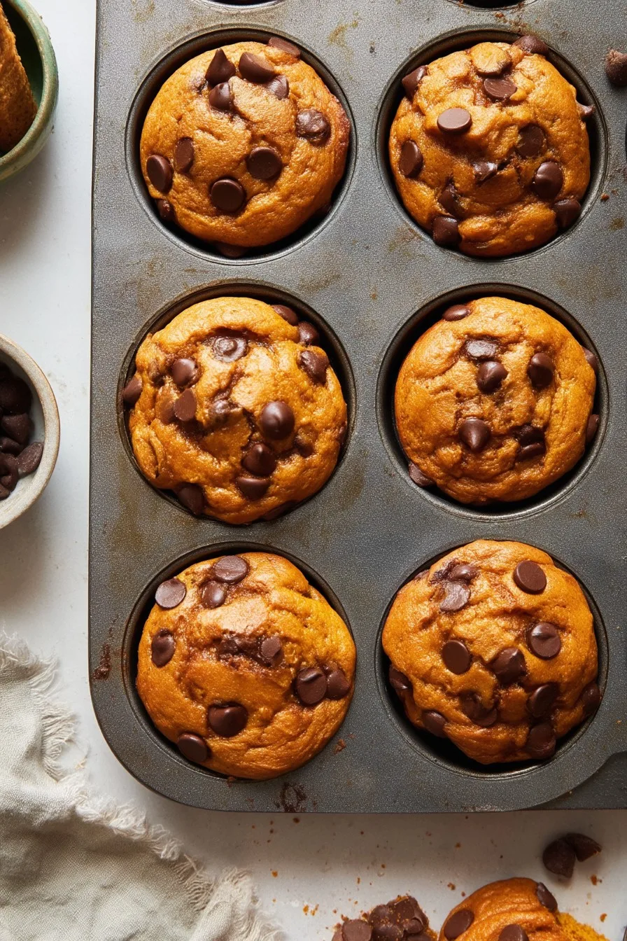 Pumpkin Chocolate Chip Muffins Recipe