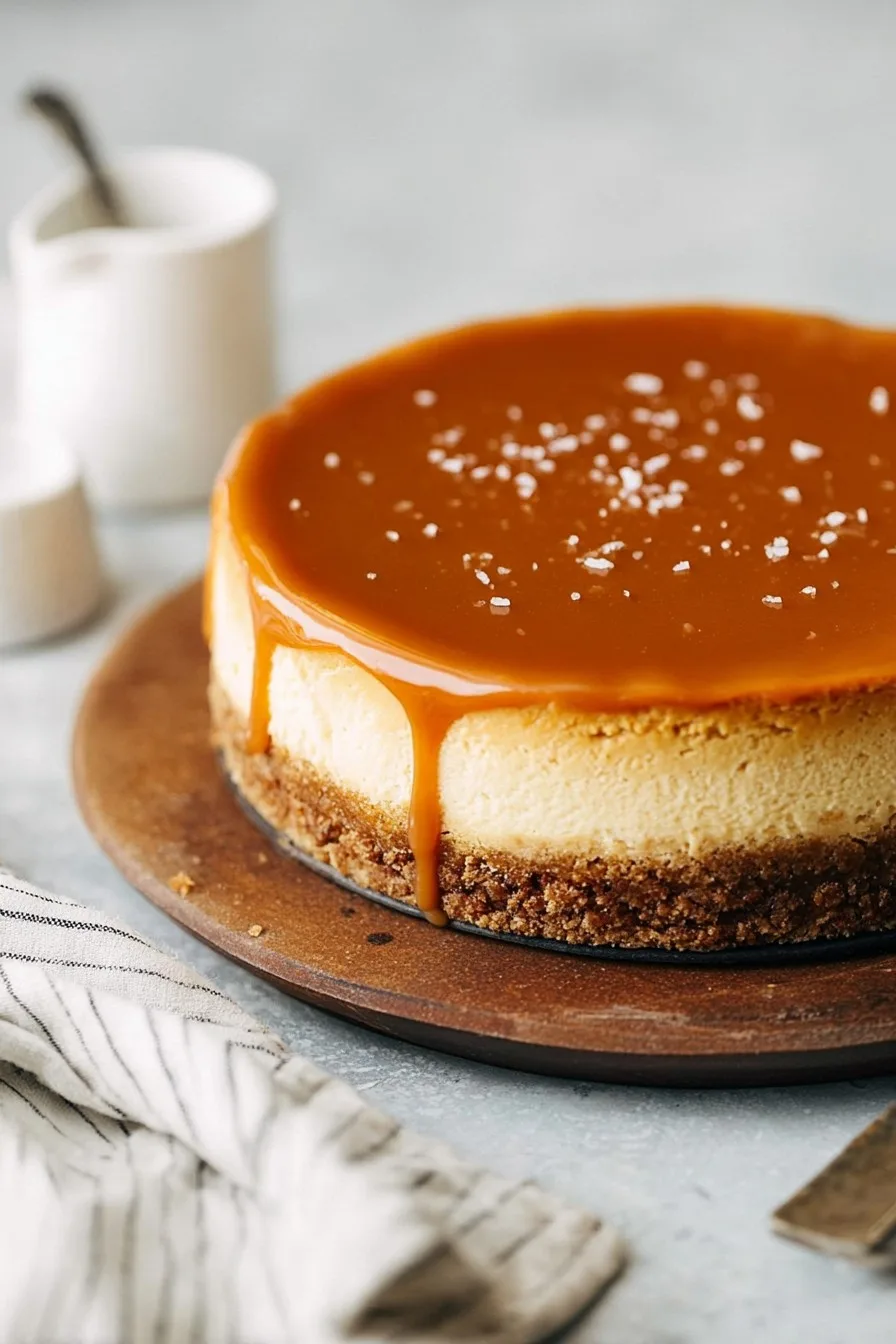 Salted Caramel Cheesecake Recipe