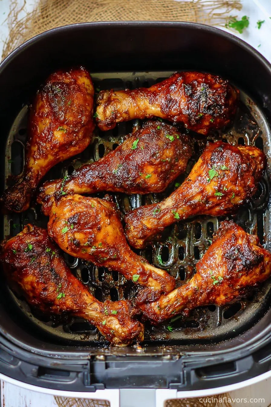 Air Fryer BBQ Chicken Legs