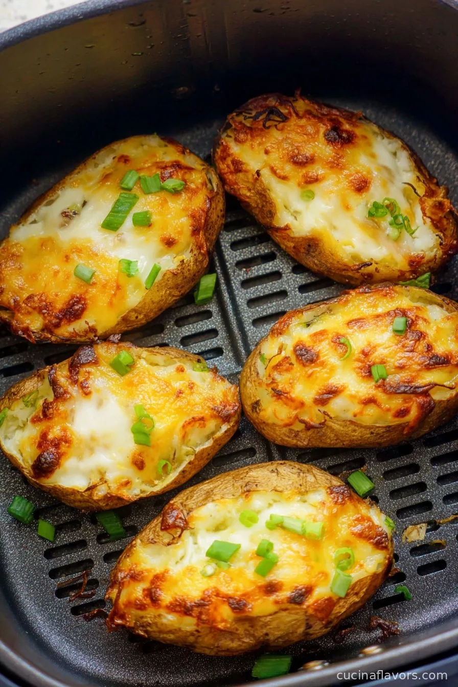 Air Fryer Twice Baked Potatoes