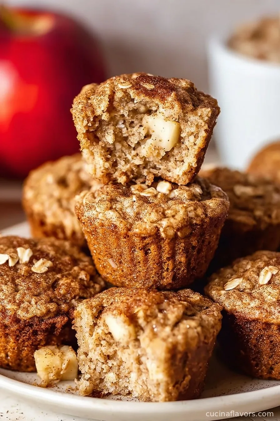Apple Cinnamon Protein Muffins