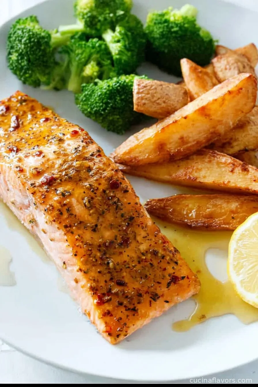 Baked Honey Dijon Salmon