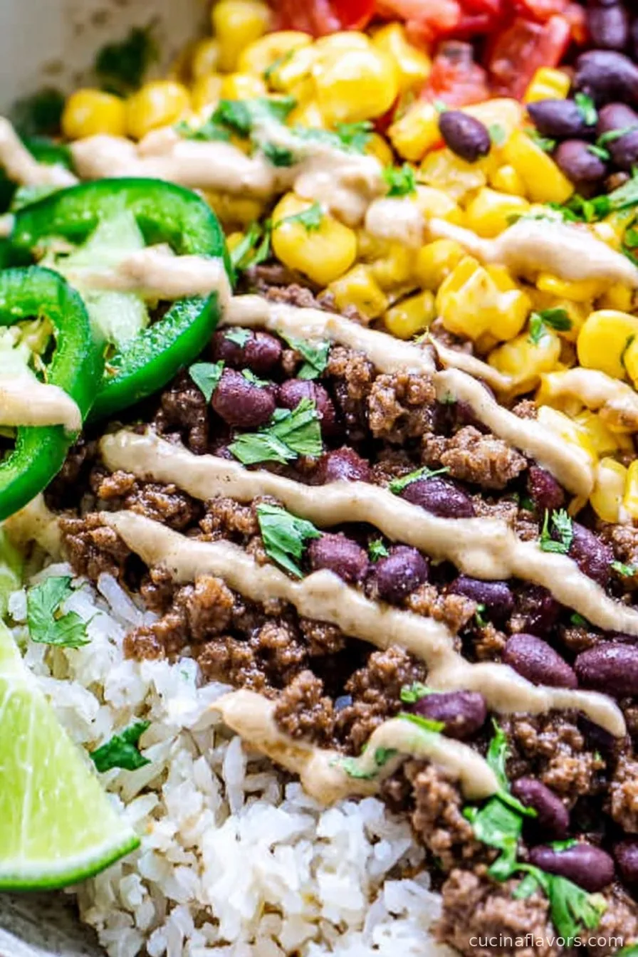 Beef Burrito Meal Prep Bowl