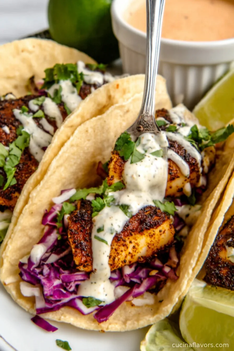 Blackened Fish Tacos
