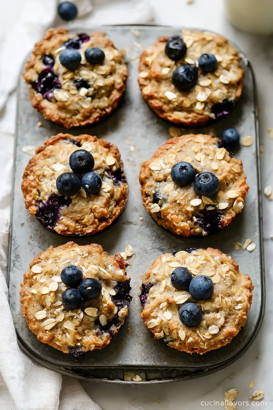 Blueberry Oatmeal Muffins with Yogurt