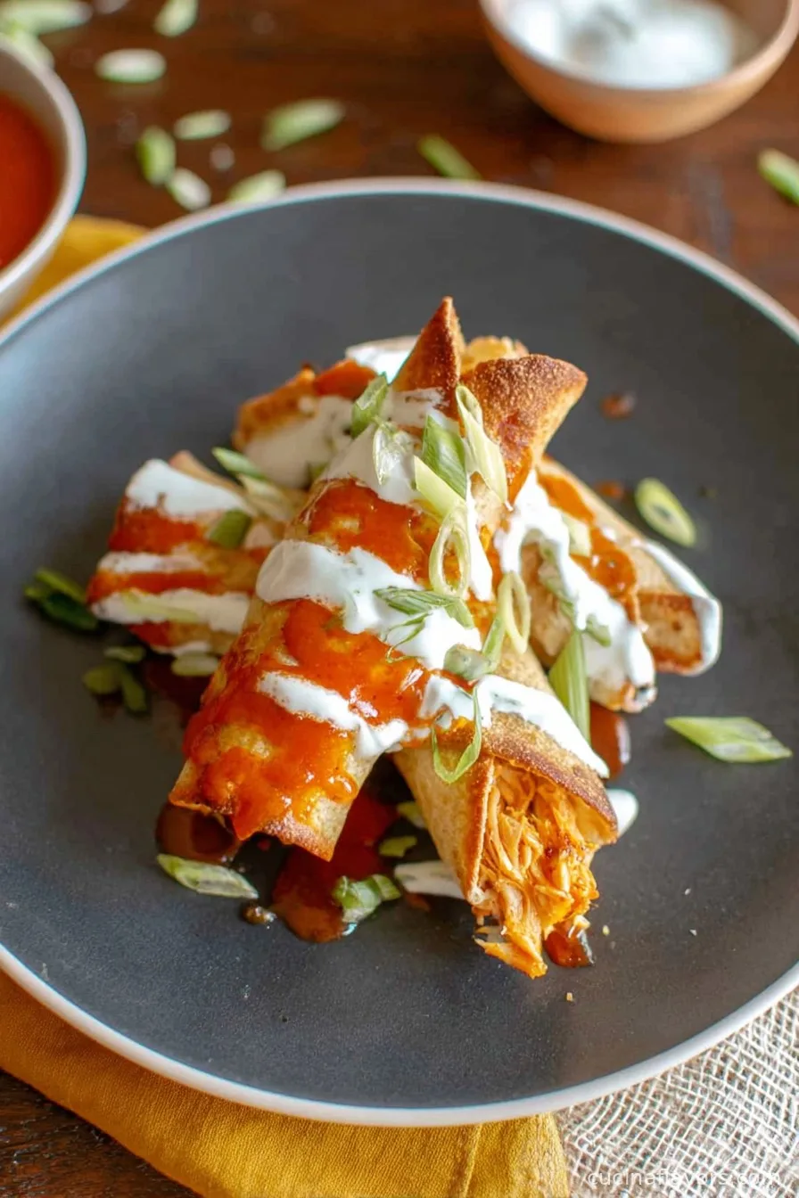 Buffalo Chicken Taquitos
