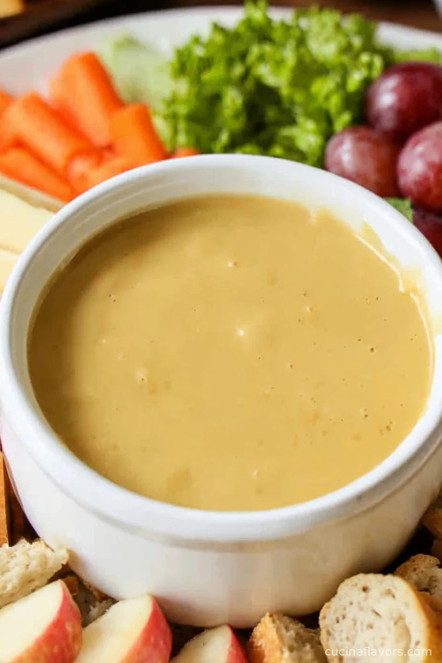 Cheddar Cheese Fondue