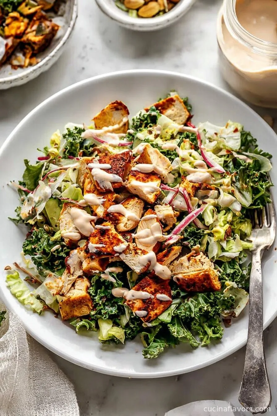 Chopped BBQ Ranch Chicken Salad