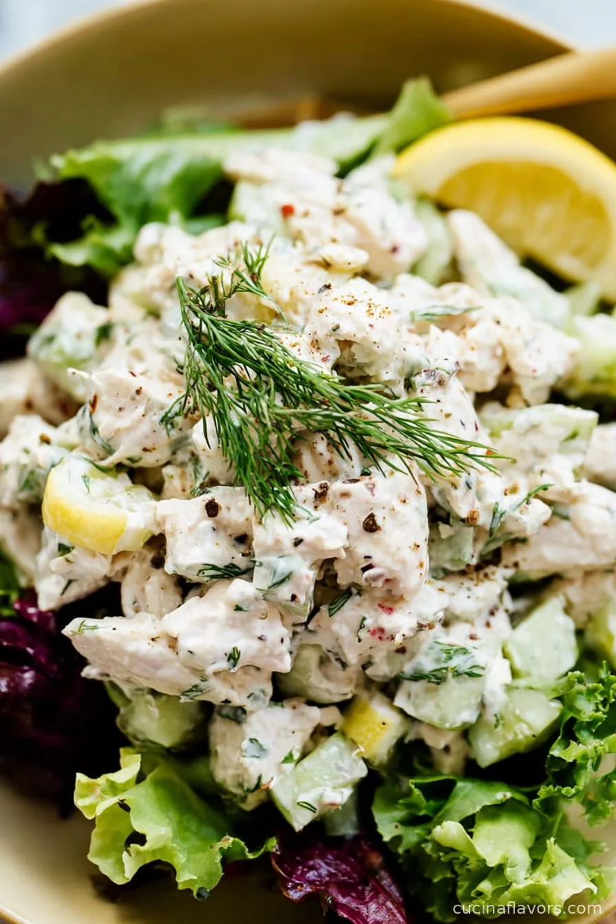 Dill Pickle Chicken Salad