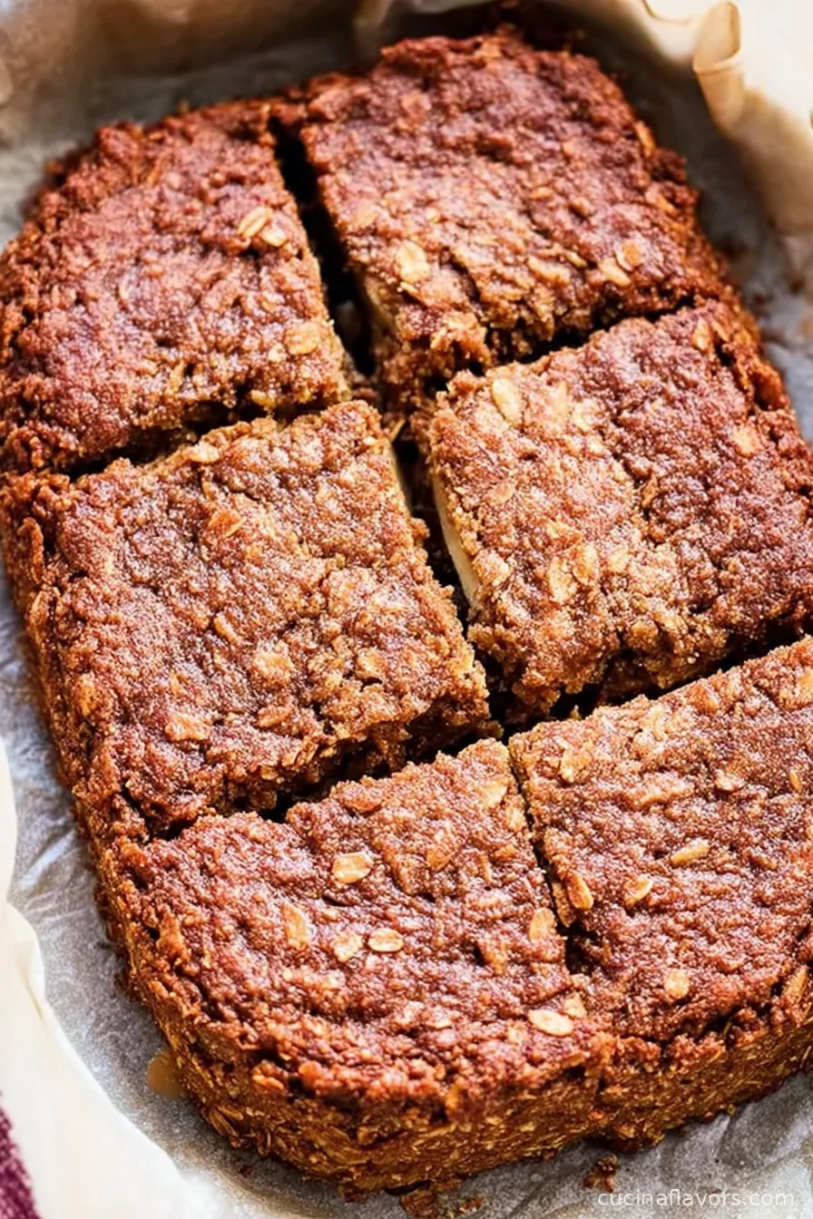 Healthy Breakfast Oatmeal Apple Cake (Flourless)
