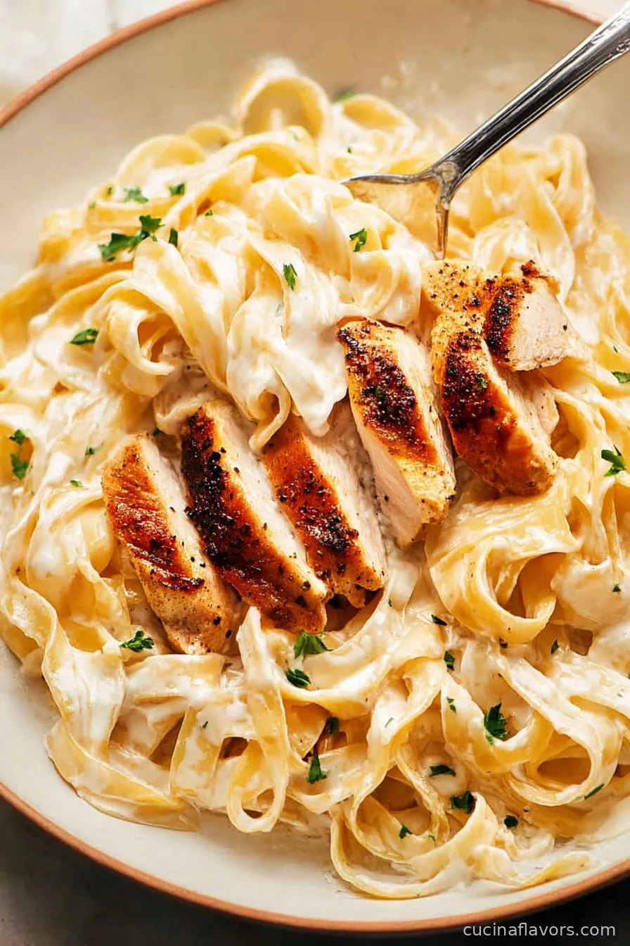 Homemade Fettuccine Alfredo