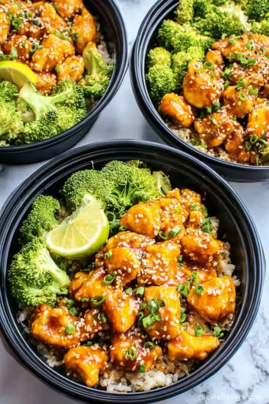 Honey Garlic Chicken Meal Prep