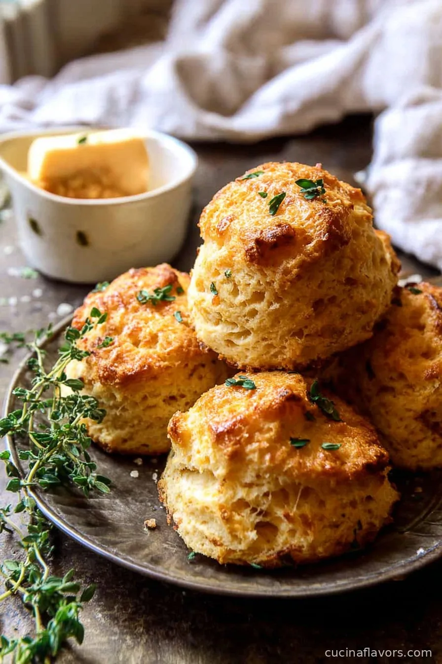 Honey Garlic Parmesan Biscuits.