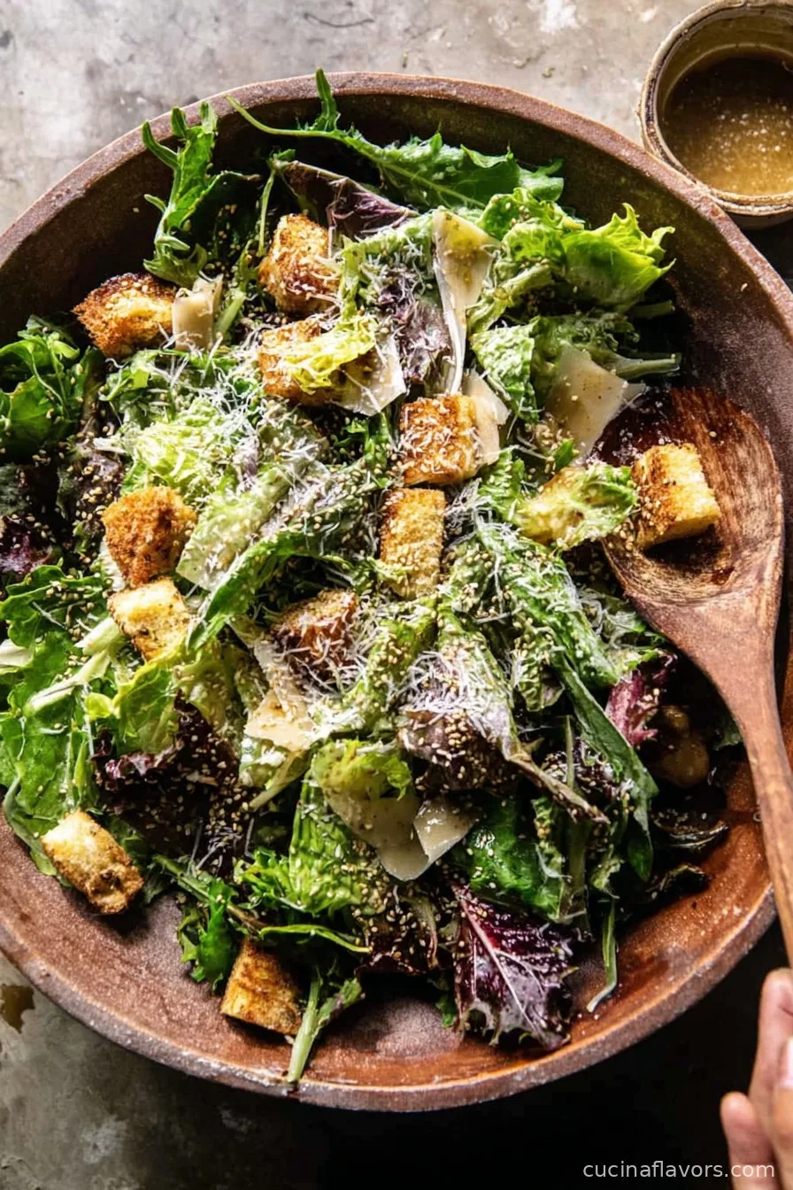 Lemon Parmesan Sesame Salad