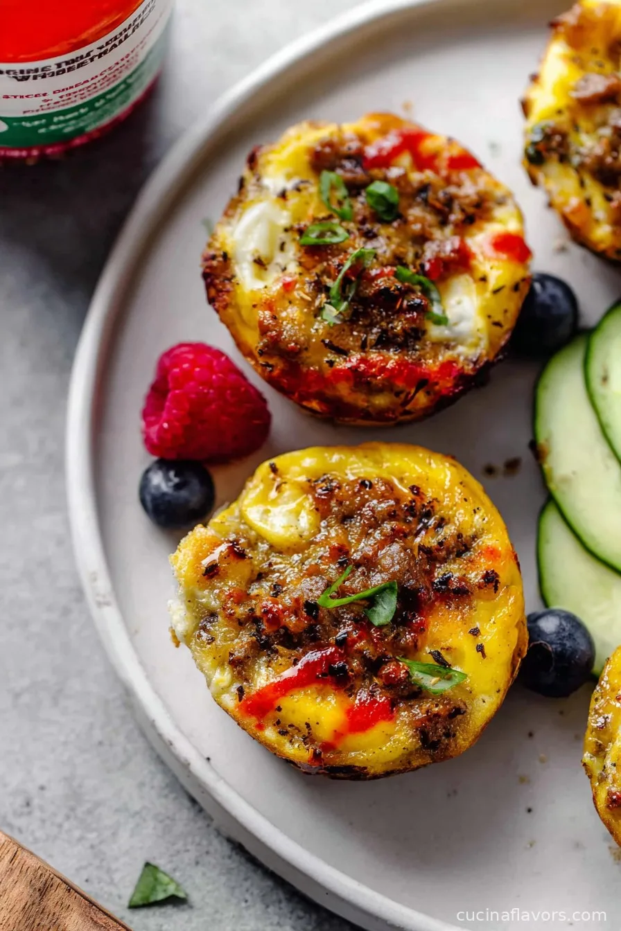 Sausage Hash Brown Egg Muffins