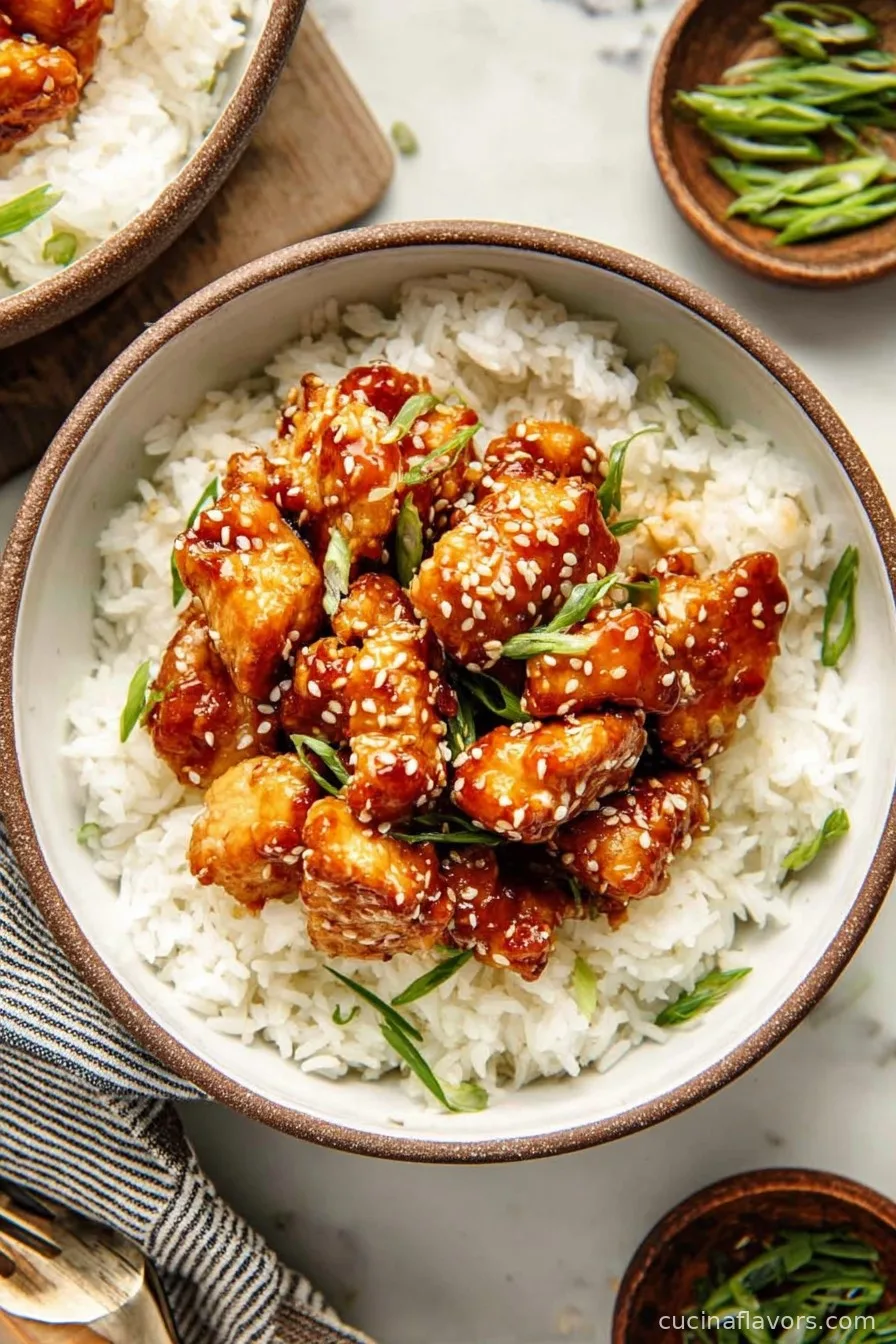 Sesame Chicken (No Fry Method)