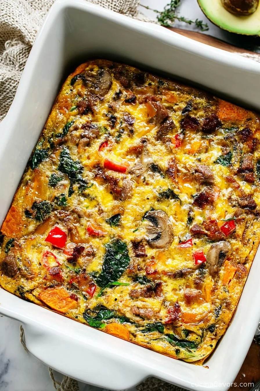 Sweet Potato Breakfast Casserole (Easy Meal Prep Recipe)