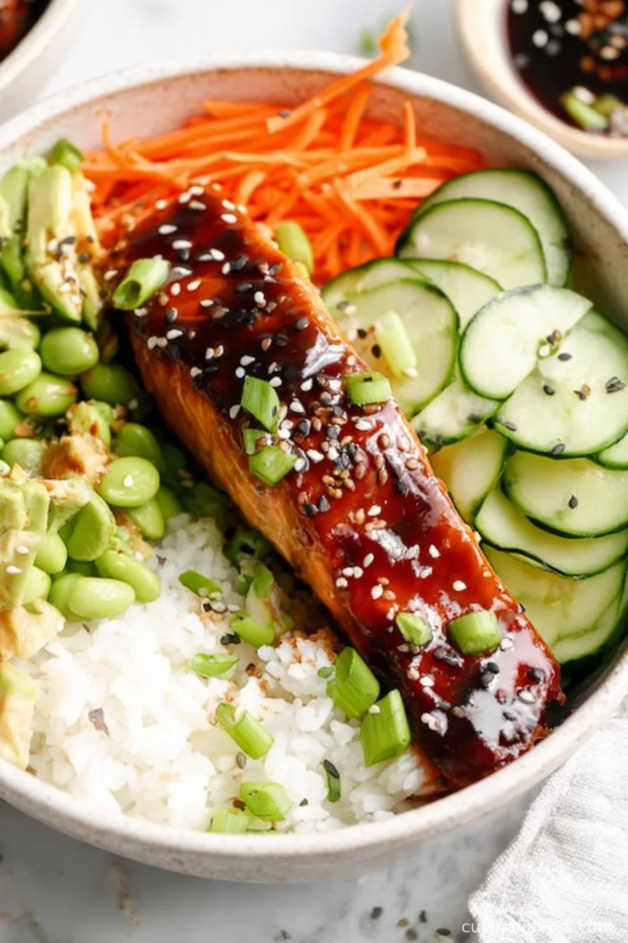 Teriyaki Salmon Bowl