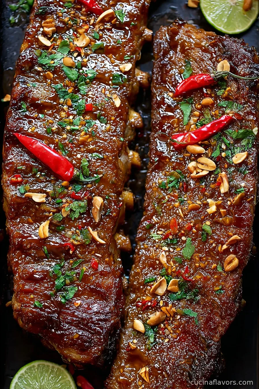 Thai Style Sweet Chili Ribs