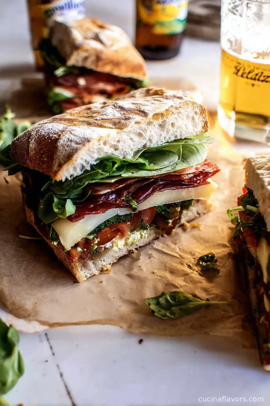 The Italian Salad Sandwich