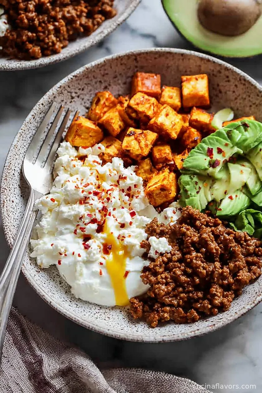 Viral High-Protein Cottage Cheese Taco Bowl