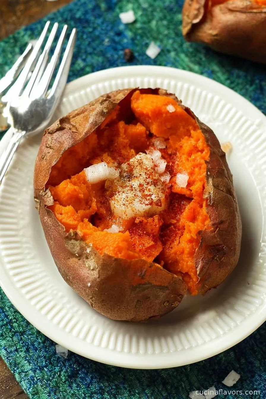 Air Fryer Baked Sweet Potatoes