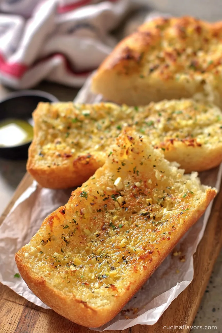 Air Fryer Garlic Bread