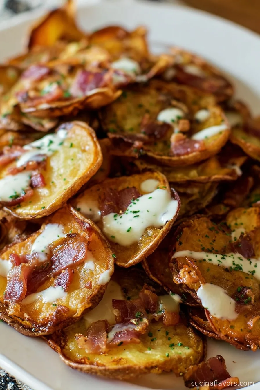 Air Fryer Loaded Potato Chips