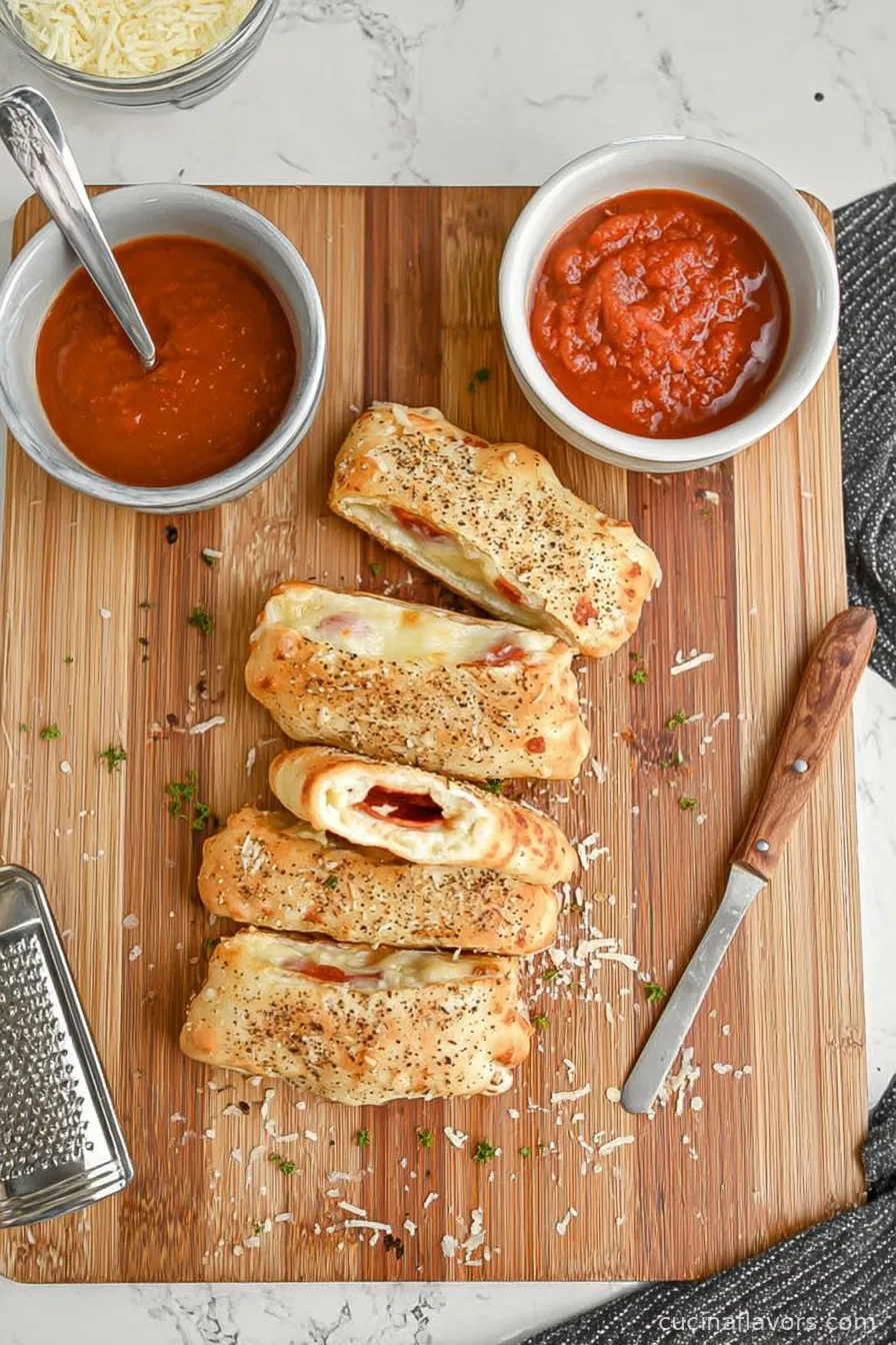 Air Fryer Pizza Dippers (Easy Calzone Recipe)