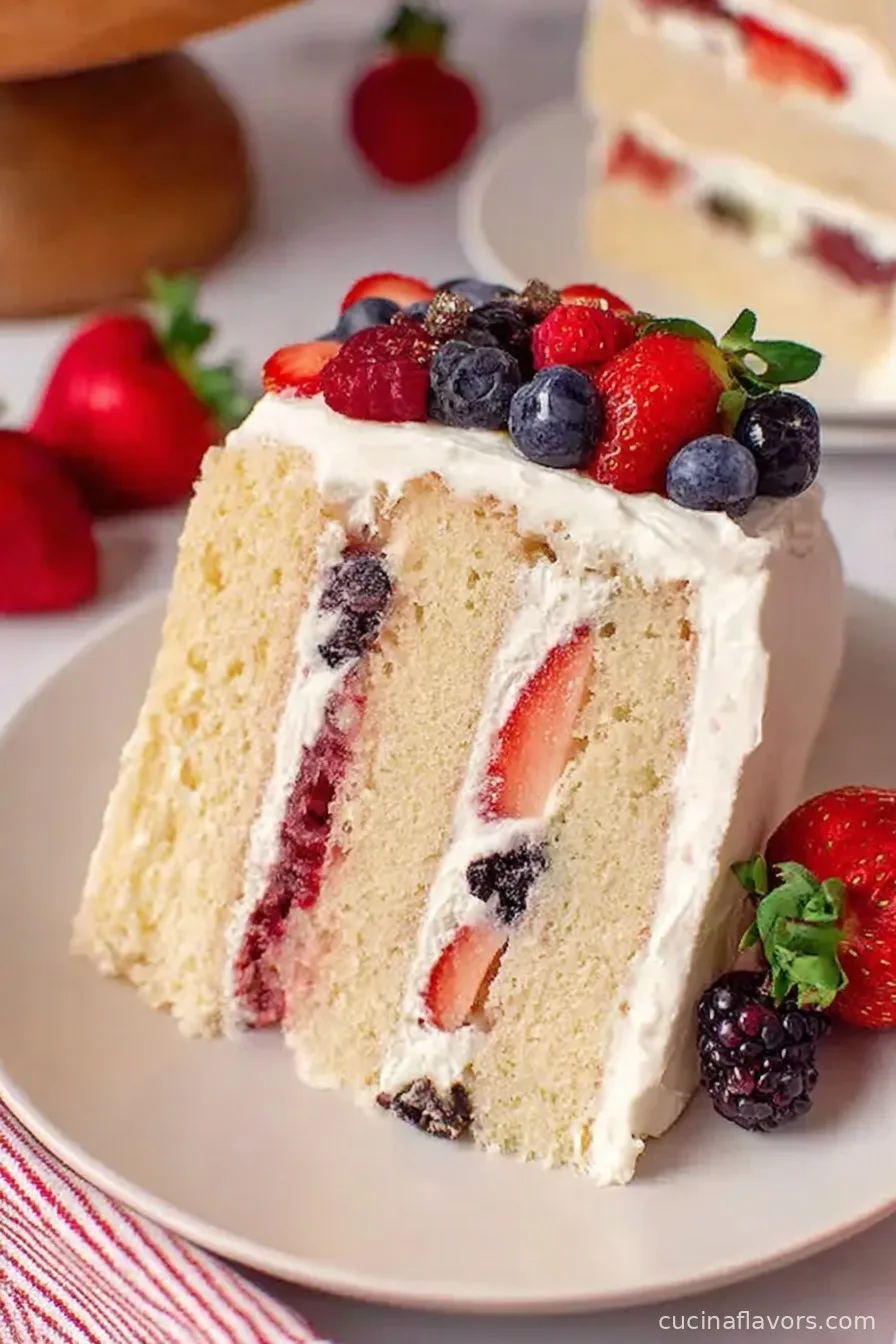 Berry Chantilly Cake