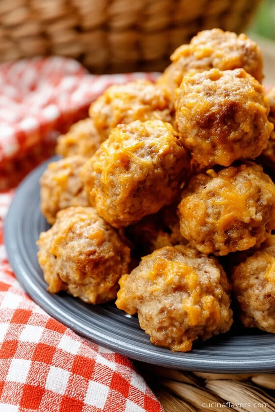 Bisquick Sausage Balls