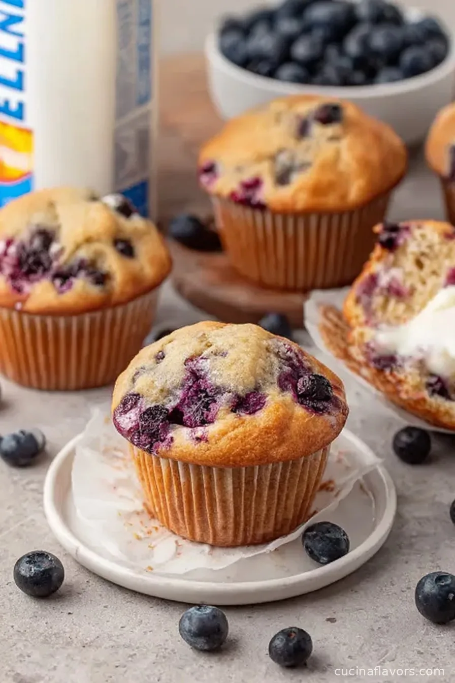 Blueberry Yogurt Muffins