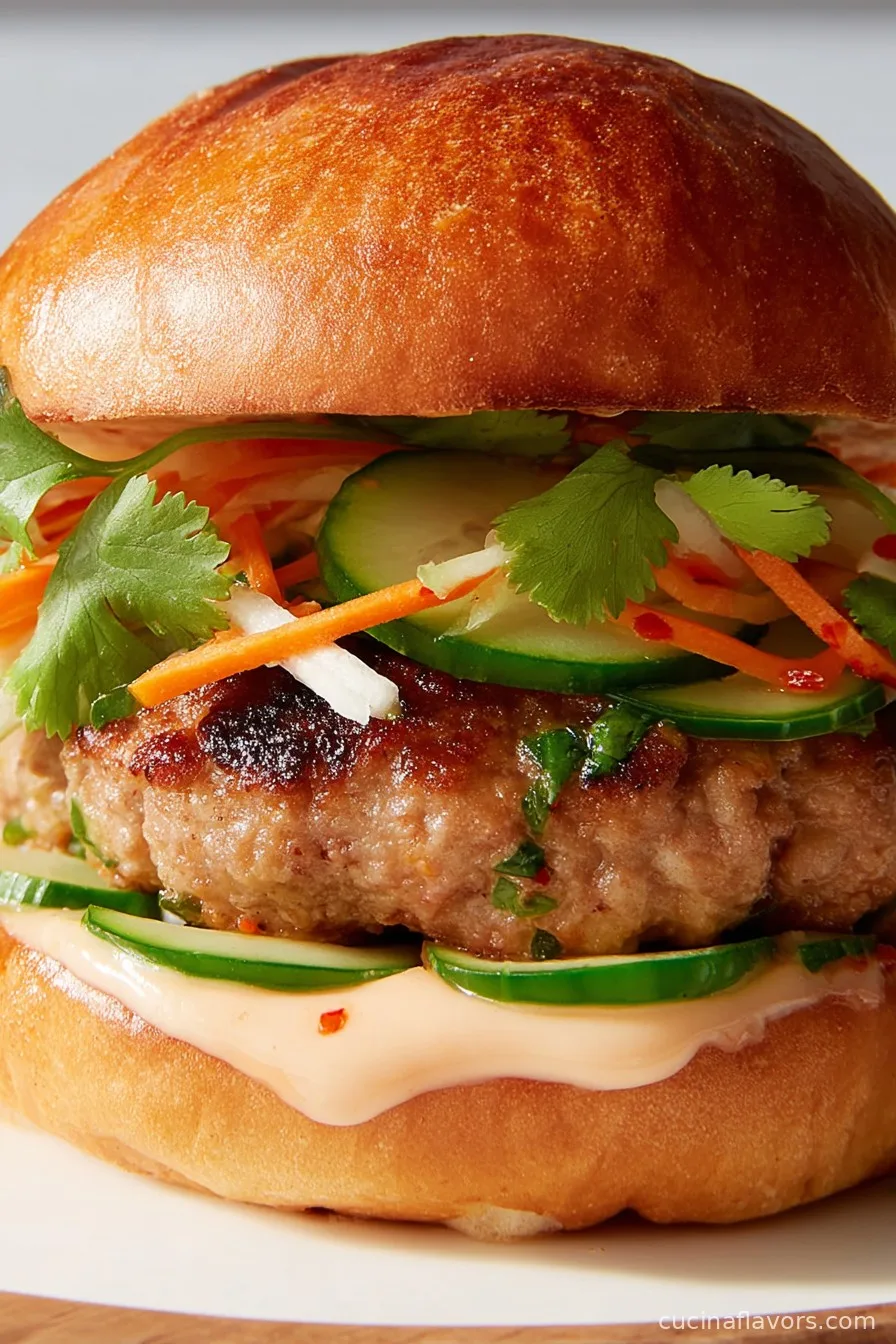 Bánh Mì Turkey Burgers