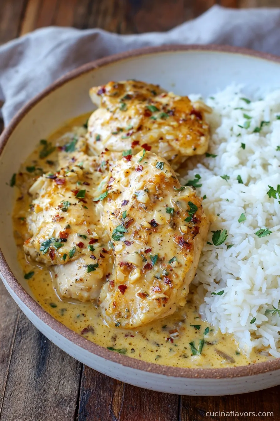 Creamy Garlic Chicken