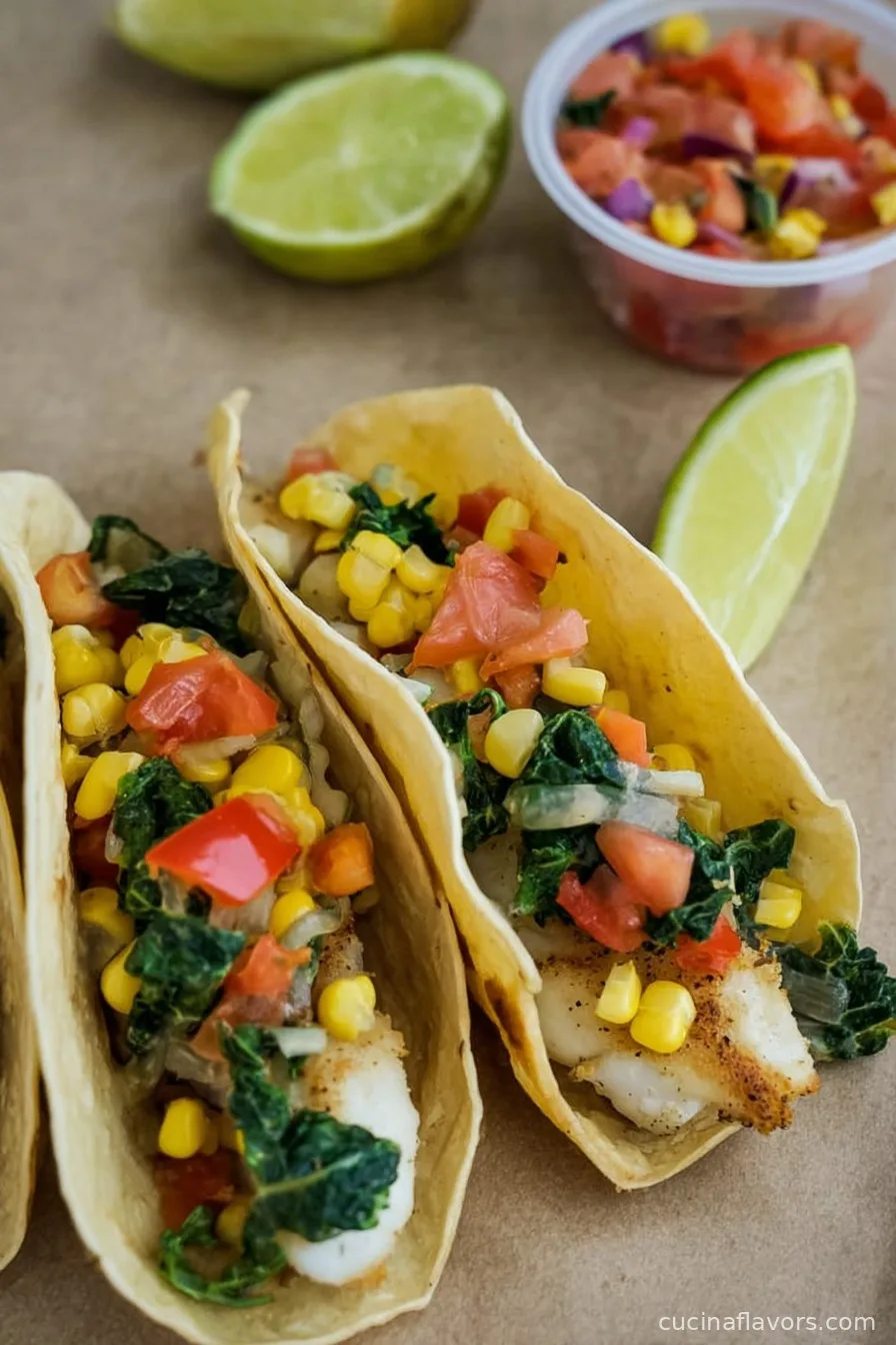 Crispy Air Fryer Fish Tacos with Corn Salsa (Gluten-Free)