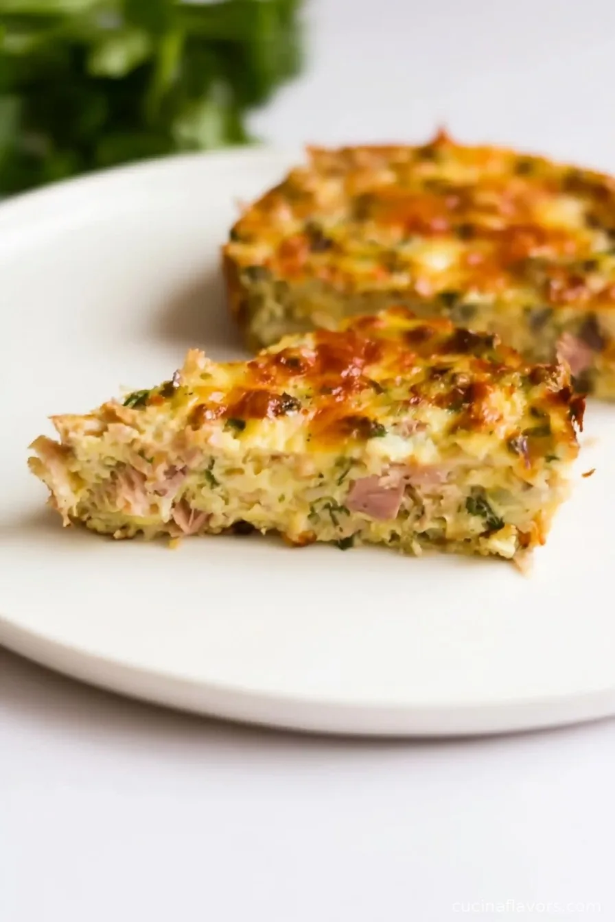 Crustless Tuna Breakfast Quiche (Meal Prep & Low Carb Option & High-Protein)