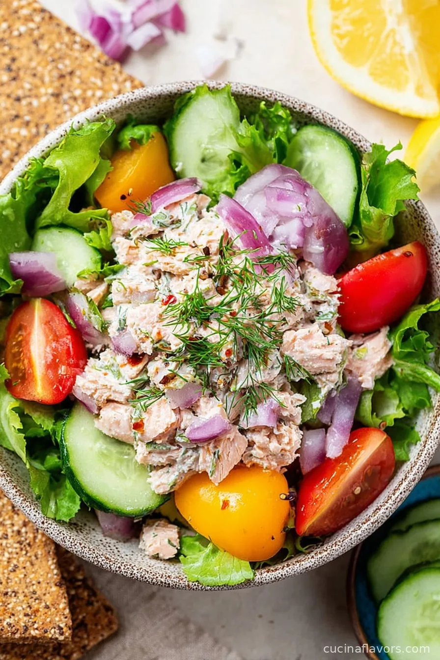 Easy 5-Minute Salmon Salad