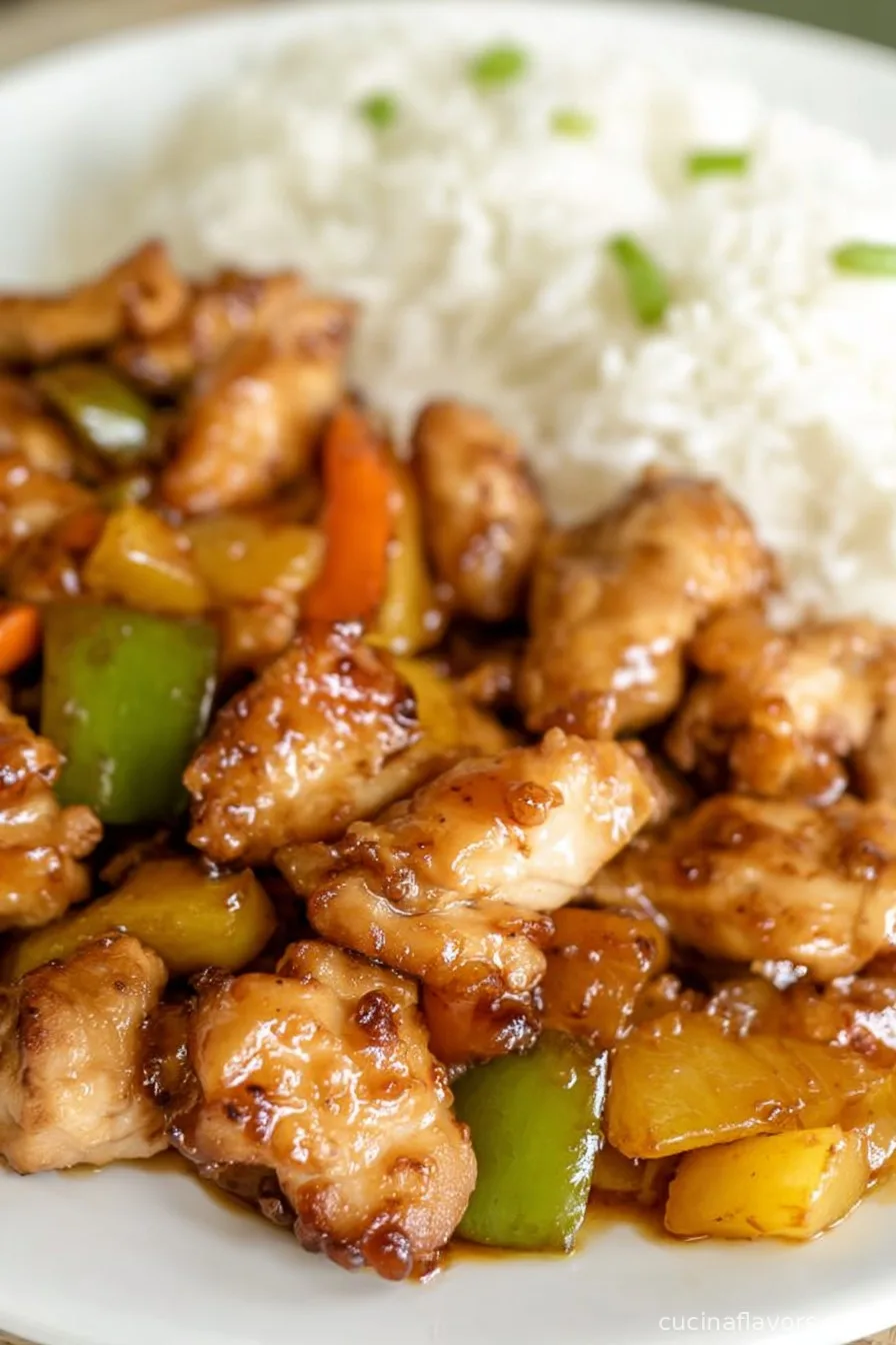 Easy Air Fryer Hawaiian Chicken Recipe (Gluten Free Option)